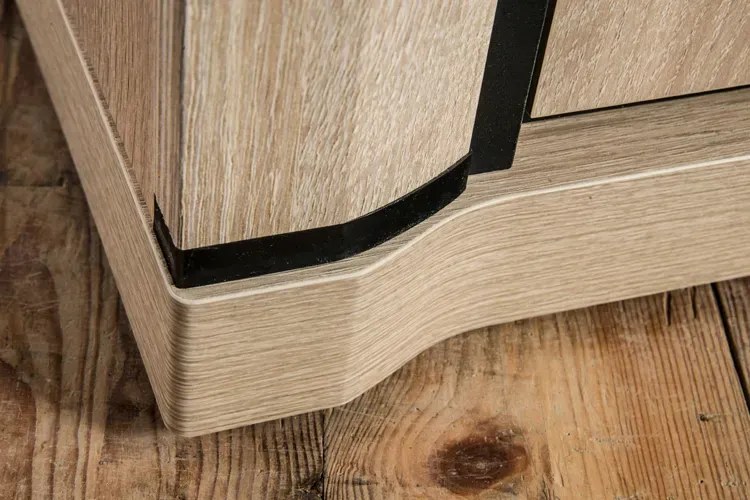 Witryna regał na książki dąb sonoma - Rectano 22X