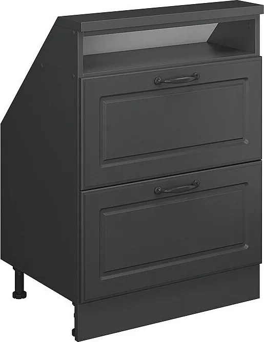 Szafka kuchenna na dach skośny antracytowy domek wiejski 60x46x81.6 r-line