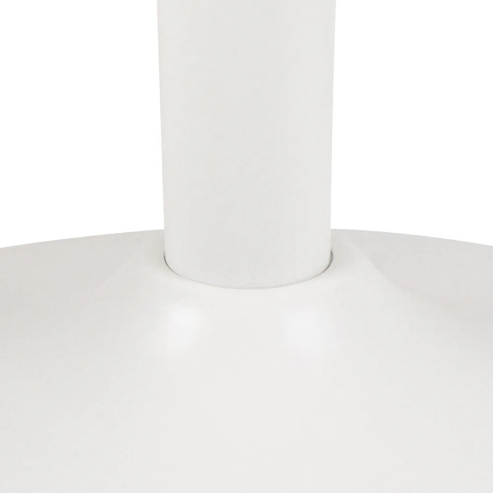 Biały okrągły stolik z ceramicznym blatem ø 60 cm Malta – Actona