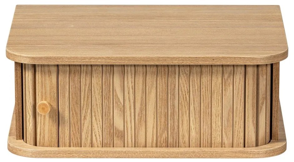 Wisząca szafka nocna w dekorze sosny w naturalnym kolorze Jena – WOOOD
