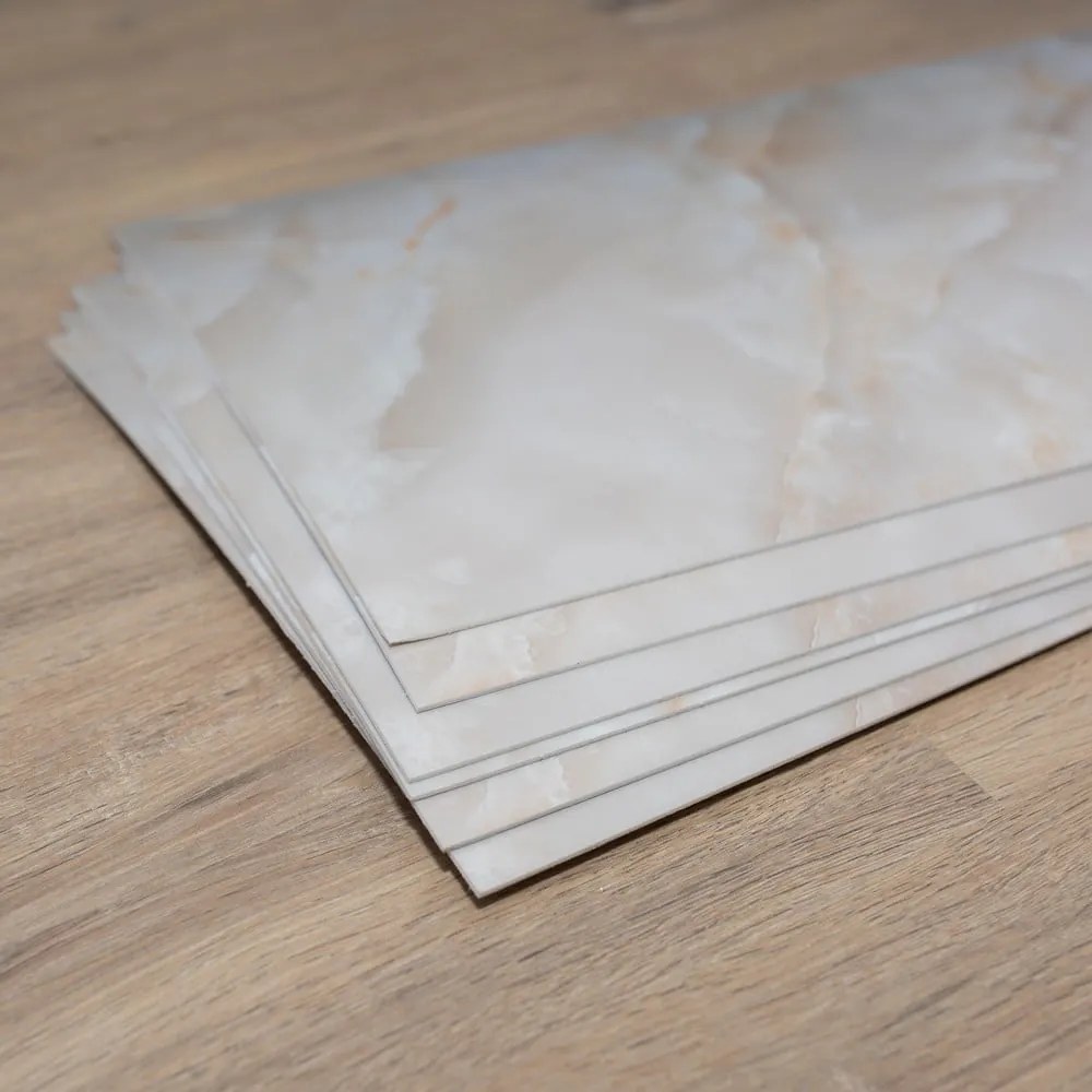 Płytki samoprzylepne na ścianę zestaw 6 szt. 60x30 cm Breccia Oniciata – SP TREND
