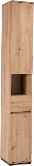 Szafa Słupek VENORNA 30 cm Dąb Artisan Do Przedpokoju Loft