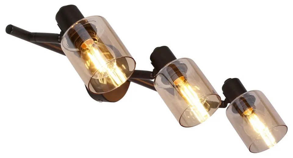 Lampa sufitowa ze szklanym kloszem 9x58 cm Agra – Candellux Lighting