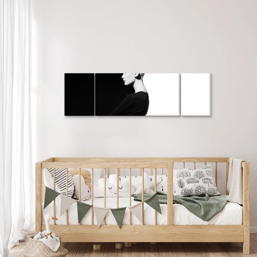 Obraz - Kobieta à la yin i yang (170x50 cm)