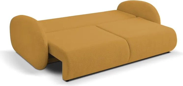 Sofa LOOP z funkcja spania i pojemnikiem ZŁOTY RAVEN 66