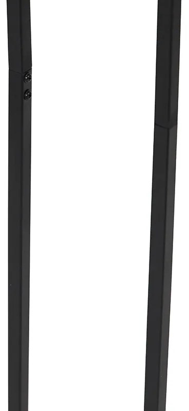 Nowoczesna lampa podłogowa czarna - Balenco Wazo