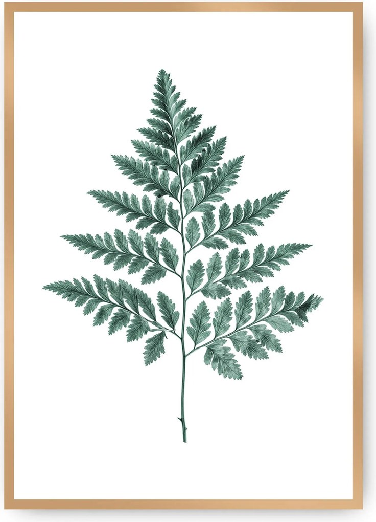 Plakat Fern Emerald Green