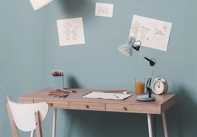 Designerska lampka biurkowa chrom - S273-Astral