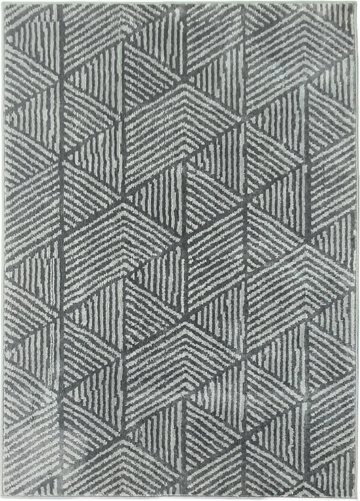 HOMCOM Nowoczesny Dywan do Salonu, Pralny, 150 x 80 cm, Ciemnoszary