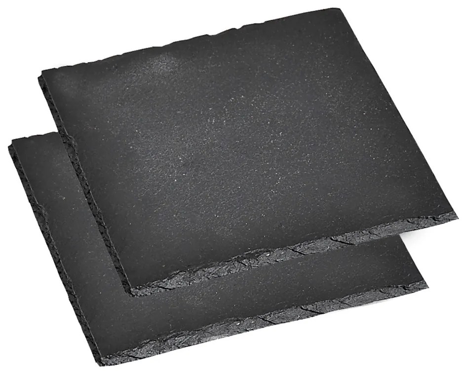 Kesper 38110 Zestaw podstawek łupkowych 2 szt., 13 x 13 cm