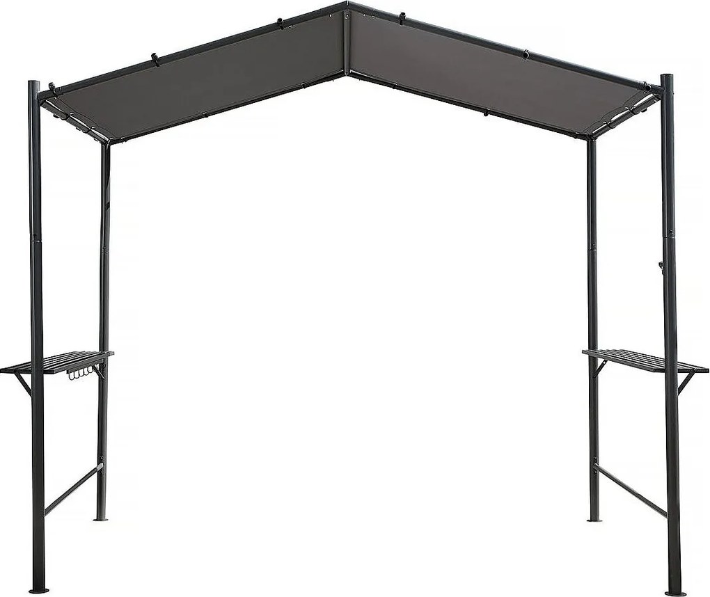Pergola altanowa do grilla - 277 x 149 cm - Antracyt