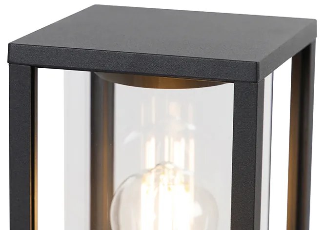 Zewnetrzna Industrialna lampa podłogowa zewnętrzna czarna 100 cm IP44 - CharloisDesignerski Oswietlenie zewnetrzne