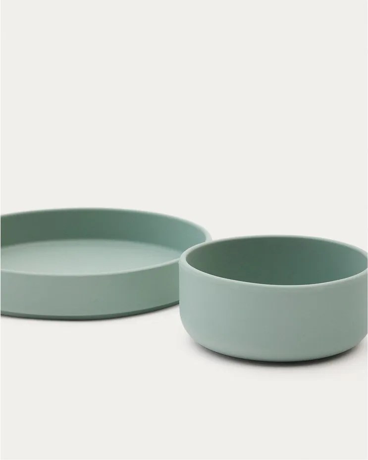 Silikonowy zestaw naczyń dla dzieci 2 szt. Lili – Kave Home