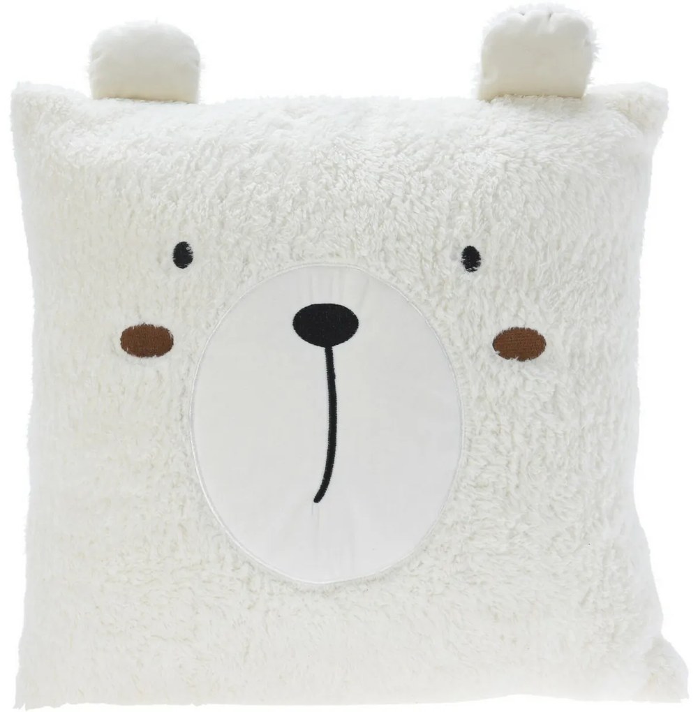Hatu Poduszka dziecięca Miś, 43 x 43 cm, poliester