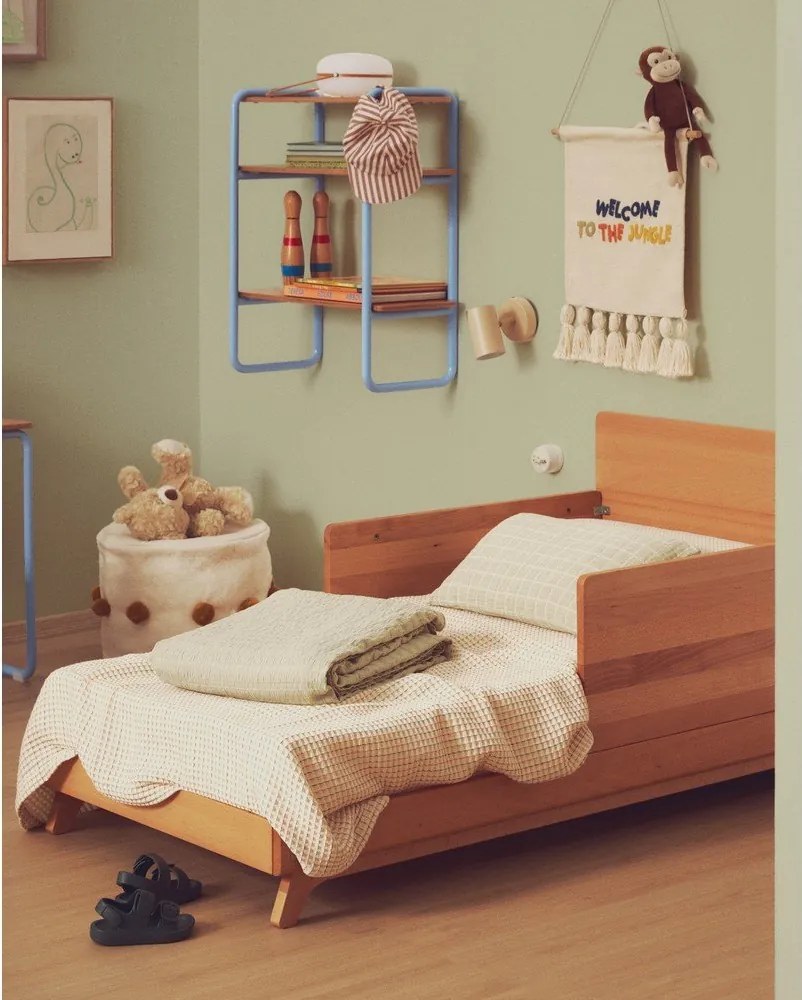 Jasnozielony koc dziecięcy żakardowy 130x170 cm Tivaro – Kave Home