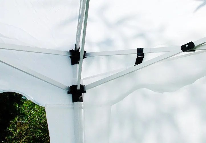 Pawilon ogrodowy rozkładany 3 x 6 m - biały