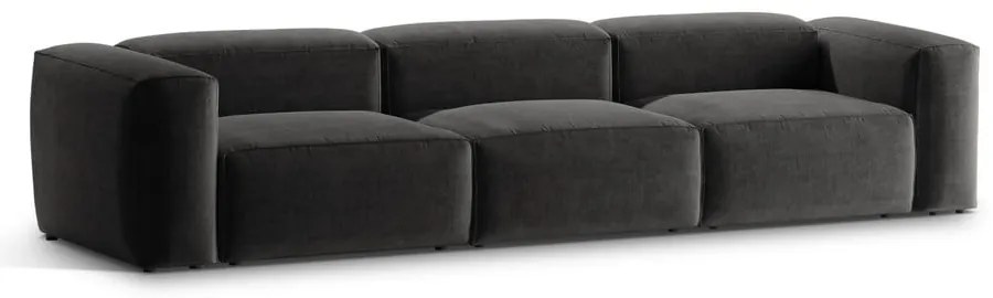 Ciemnoszara sofa 364 cm Bergano – Cosmopolitan Design