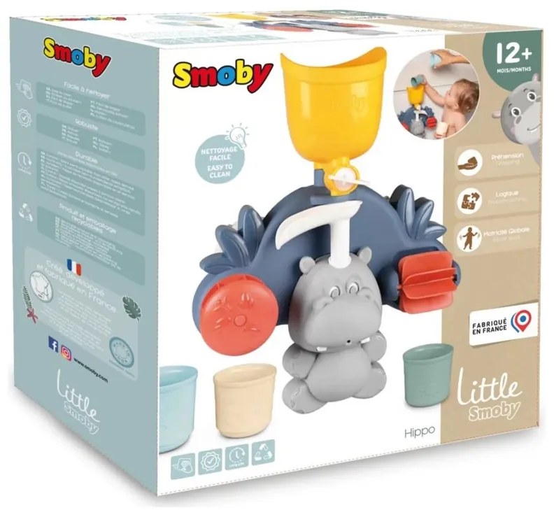 Smoby little zabawka motoryczna dla dzieci hipopotam do kąpieli