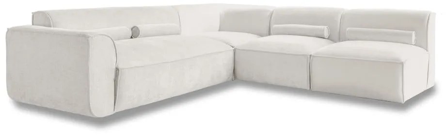 Kremowy narożnik (prawostronny) Flex Felix – Miuform