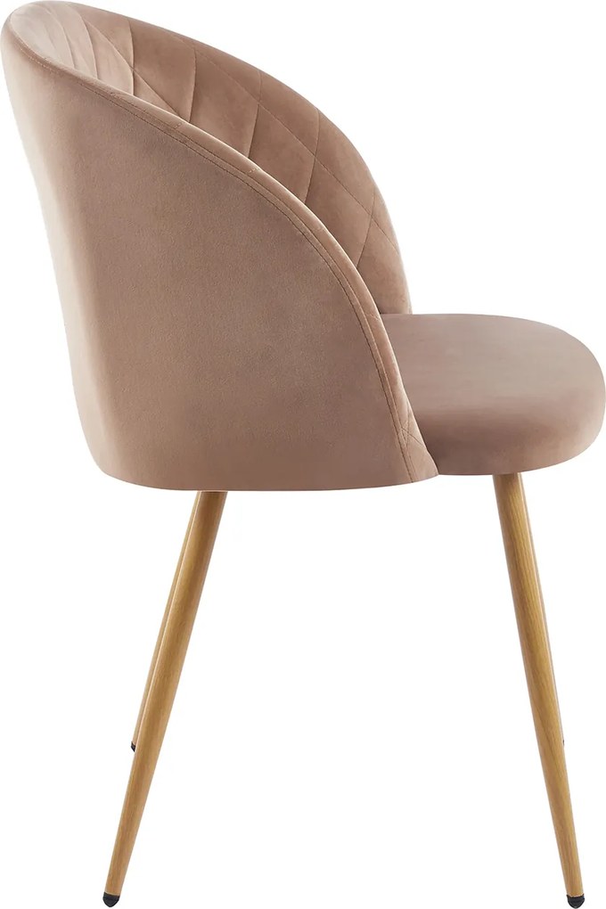 Zestaw 2 Krzese Velt Aksamitne