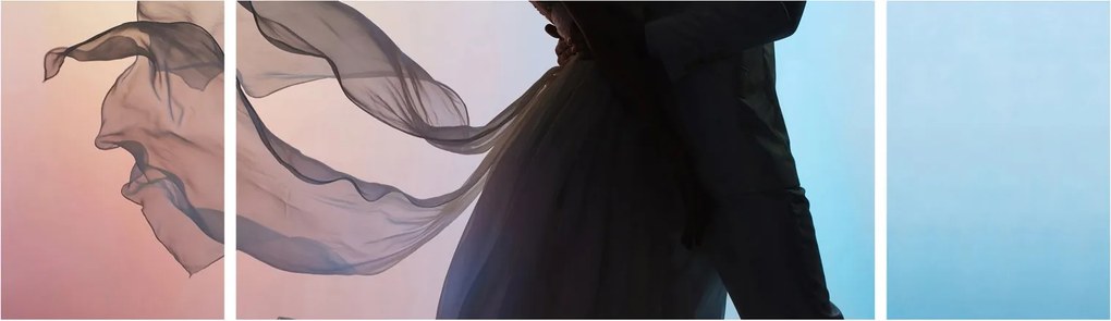 Obraz - Tańcząca para (170x50 cm)