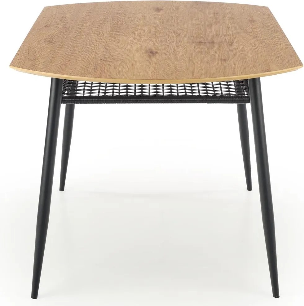 Loftowy stół nierozkładany z półką Jackson