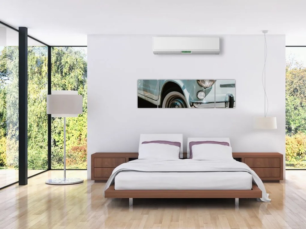 Obraz - Fiat retro samochód (170x50 cm)