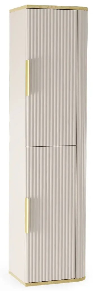 Szafka łazienkowa RIVELA 2D 40x160cm kaszmirowa STRAMA