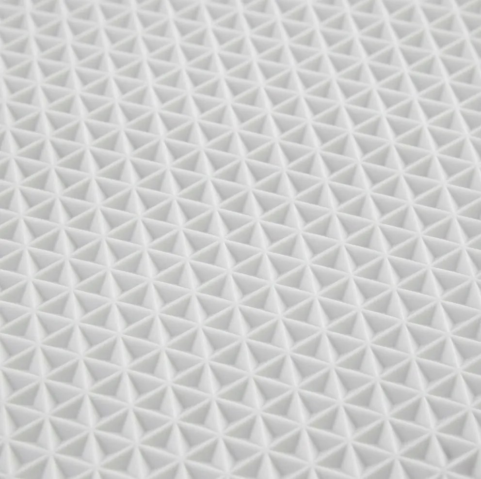 Dywanik Łazienkowy beżowy 50x80 cm Dekoracyjny gumowy spód Antypoślizgowy