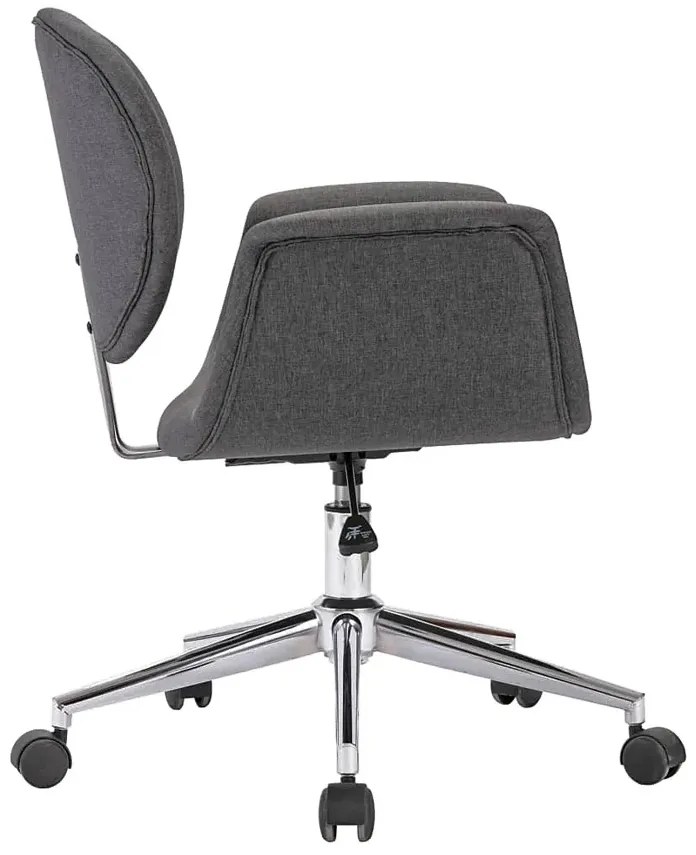 Szare krzesło obrotowe go biura i salonu B9-Z42