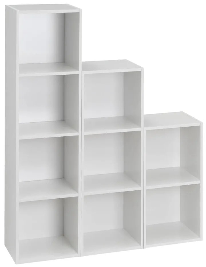Biały regał 30x106x24 cm Cube – Casa Selección