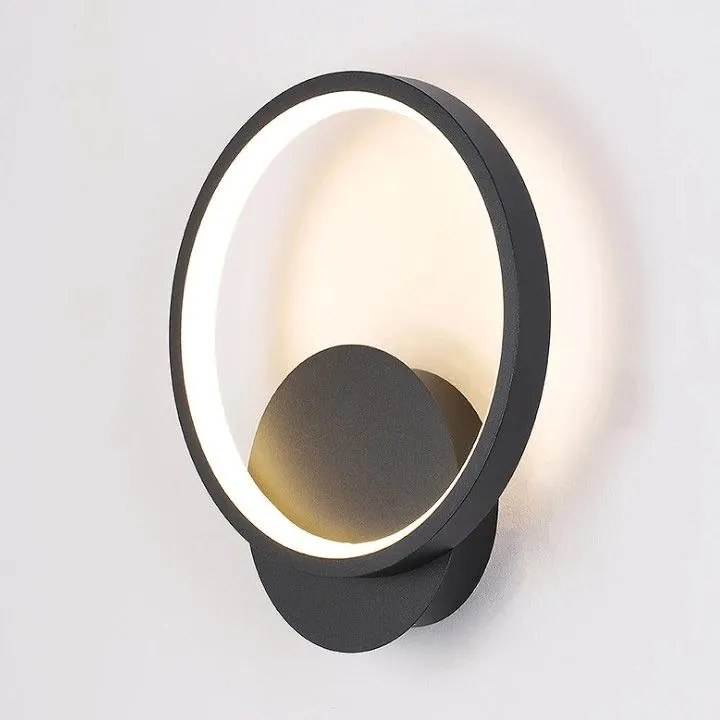 KINKIET ŚCIENNY LED LHJ081-W Czarny