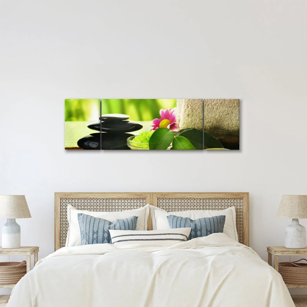 Obraz narzędzi do masażu (170x50 cm)