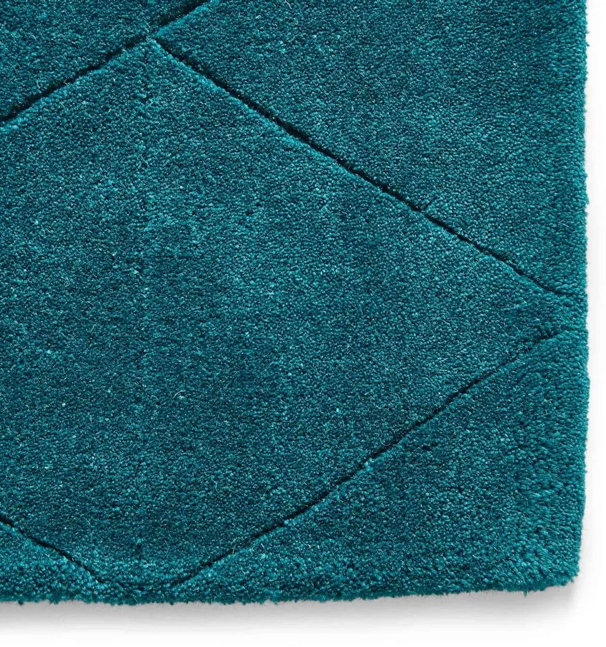 Zielony wełniany dywan Think Rugs Kasbah, 150x230 cm
