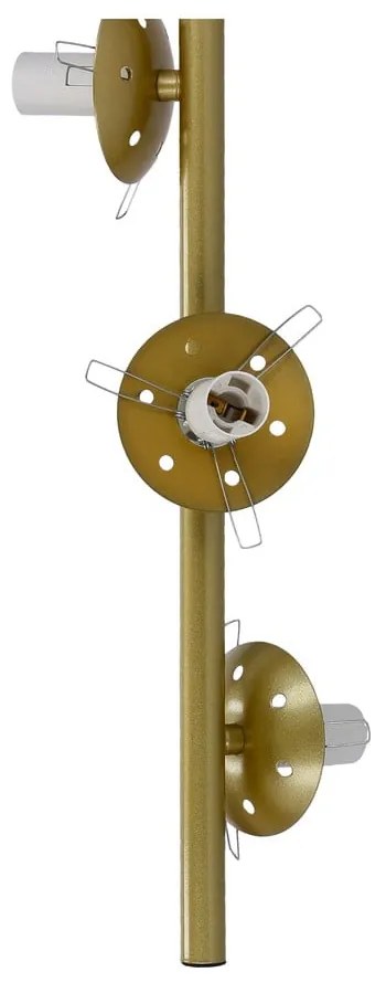 Lampa wisząca w kolorze złota ze szklanym kloszem 32.5x32.5 cm Duo – Candellux Lighting