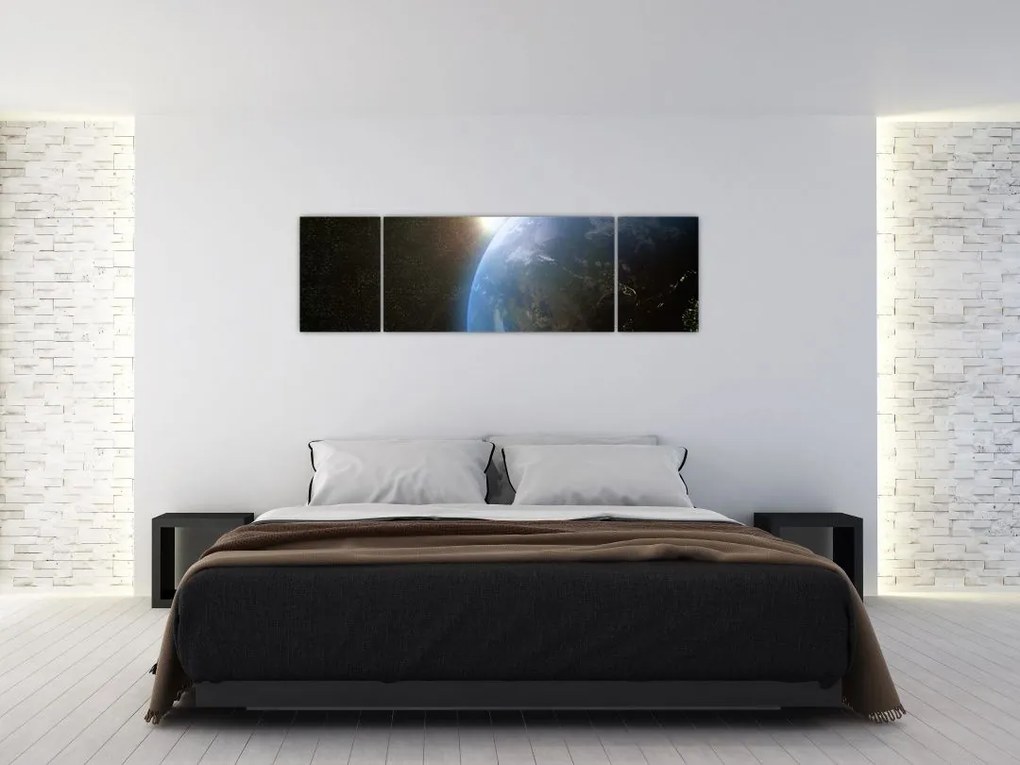 Obraz Ziemi z kosmosu (170x50 cm)