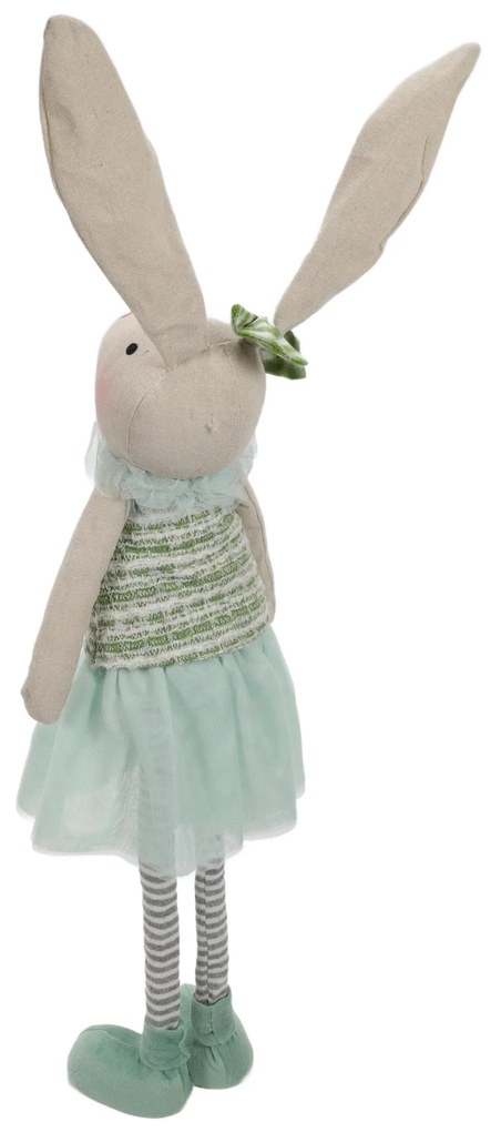 Figurka dekoracyjna królik z wyciąganymi nogami, 85 cm