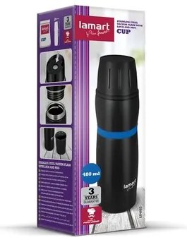 Lamart LT4053 termoc Cup 480 ml, niebieski