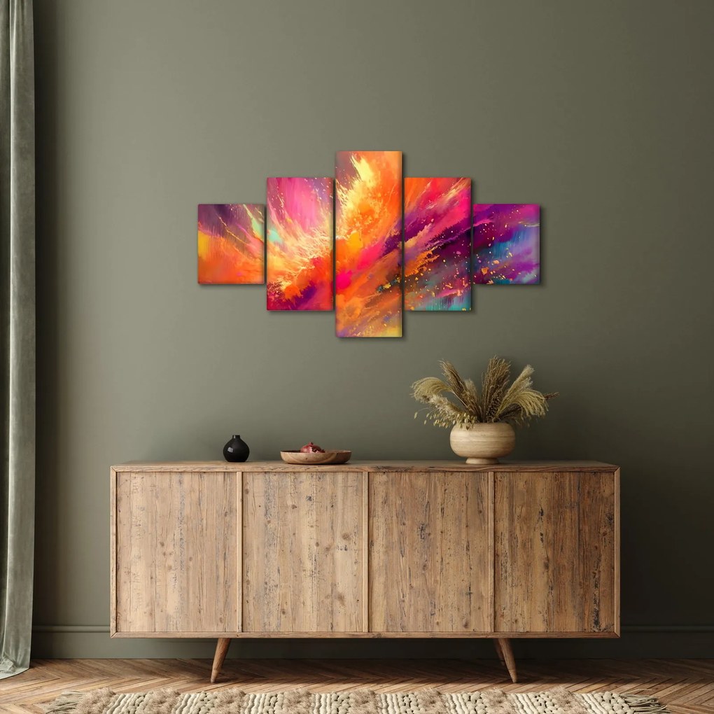 Obraz - Dynamiczna abstrakcja (125x70 cm)