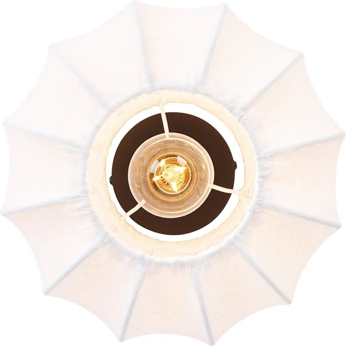 Lampa sufitowa Japandi biała 25 cm - Madleine