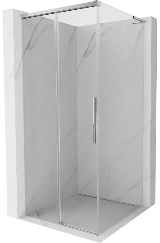 Mexen Rox L kabina prysznicowa rozsuwana 120 x 120 cm, transparent, chrom - 8C2L-120-120-01-00