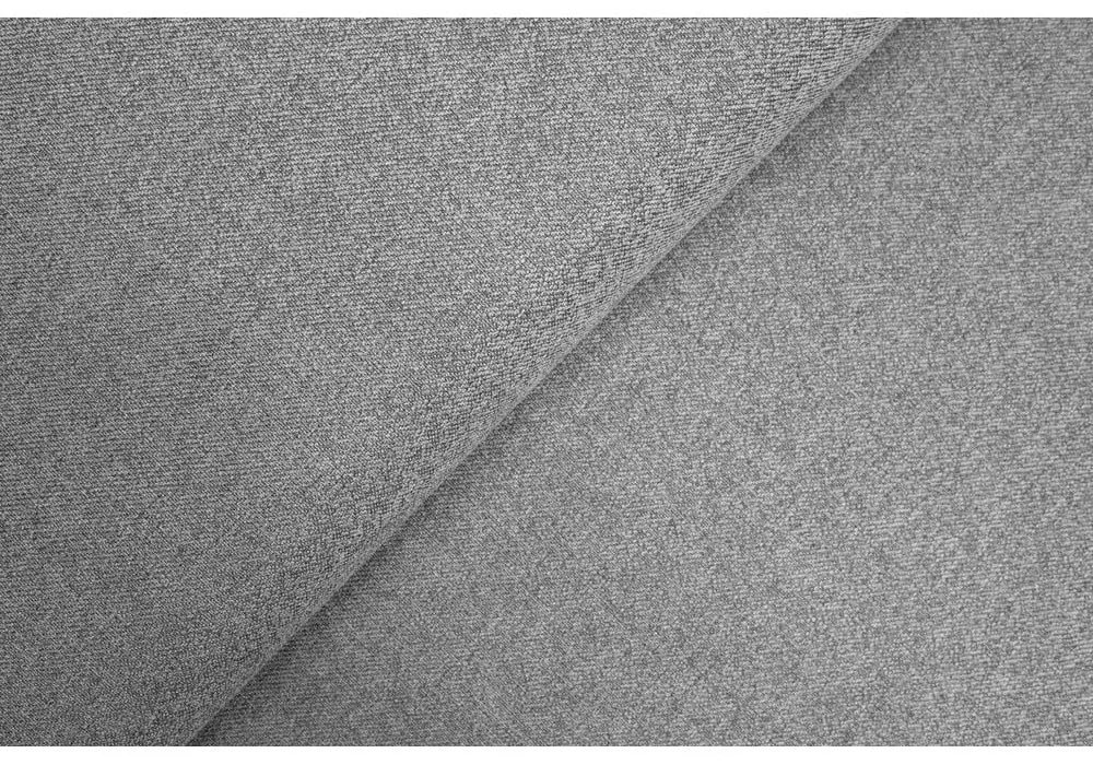 Jasnoszare tapicerowane łóżko jednoosobowe ze schowkiem 120x200 cm Cabana – Meise Möbel
