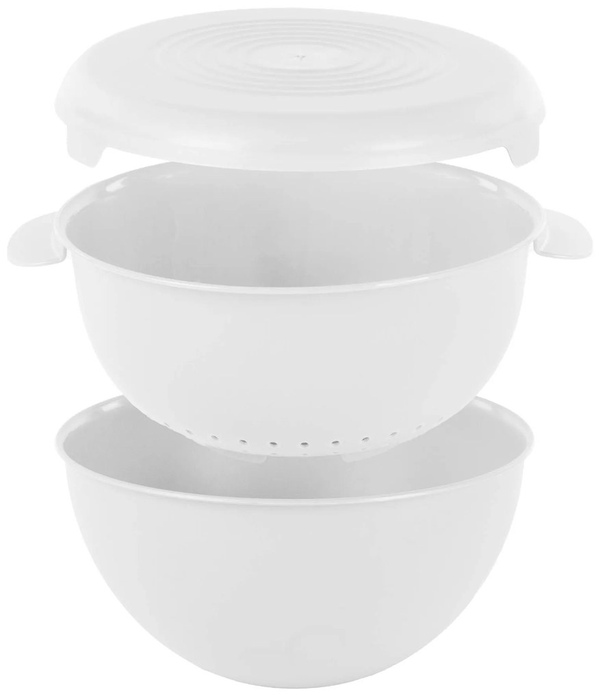 Miska z durszlakiem i pokrywką, Ø 24 cm