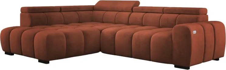 Narożnik BULL L Lewostronny z Elektryczną Regulacją SALVADOR 07 WERSAL