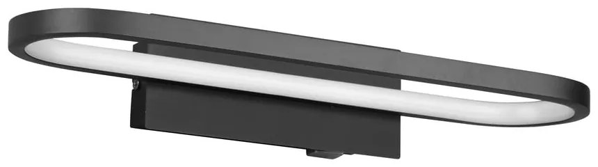 Kinkiet LED w kolorze matowej czerni (dł. 40 cm) Gianni – Trio