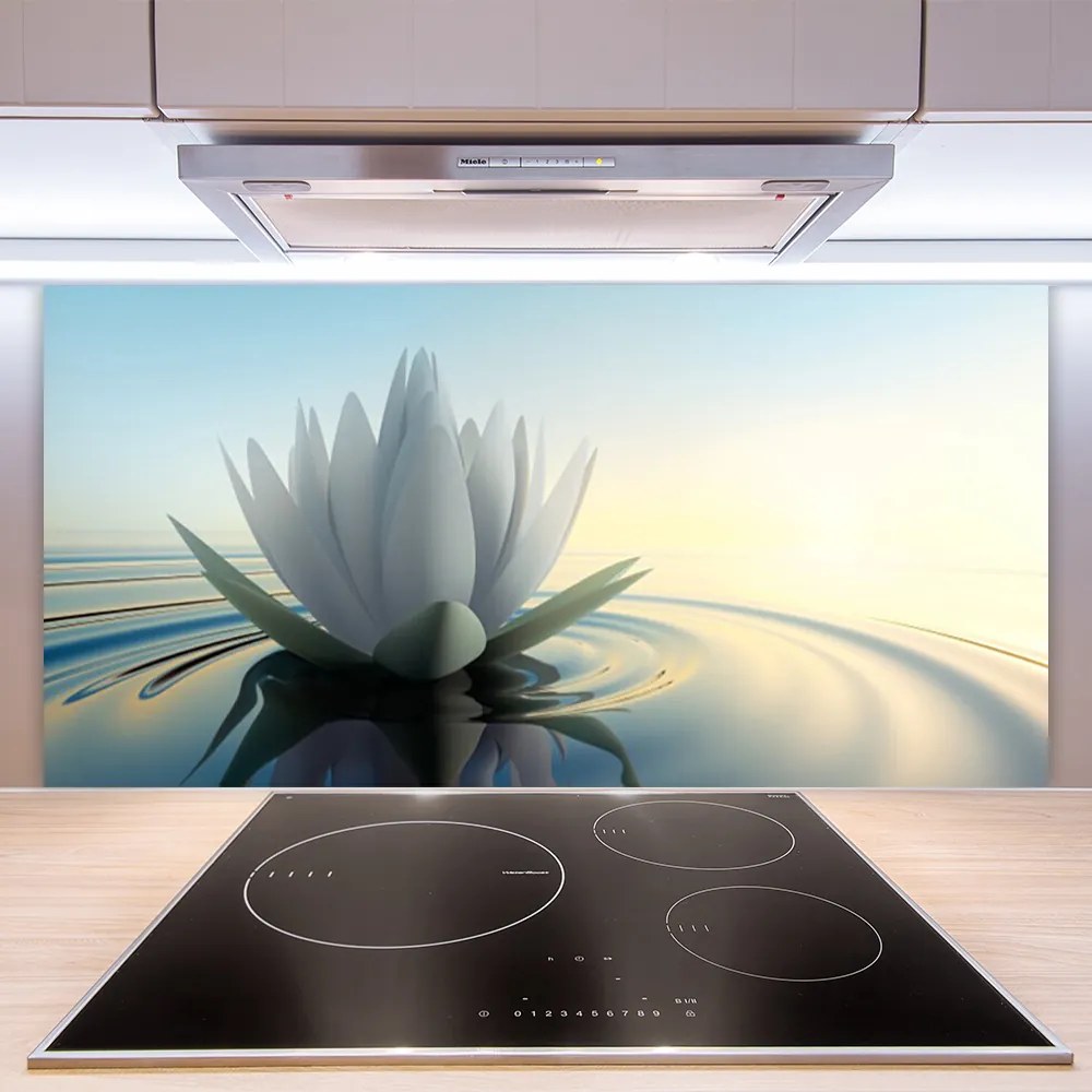 Panel Szklany Spokój Lilii Wodnej