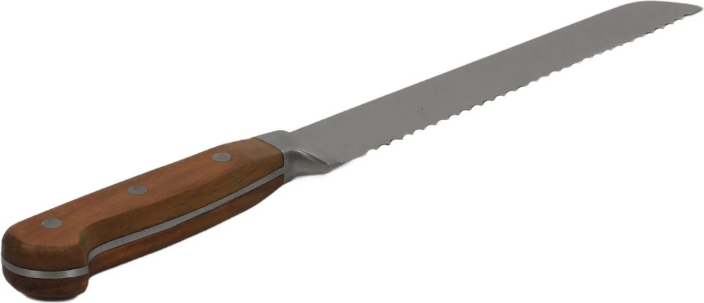 Nóż do krojenia chleba ELEGANCIA, stal nierdzewna, 33 cm