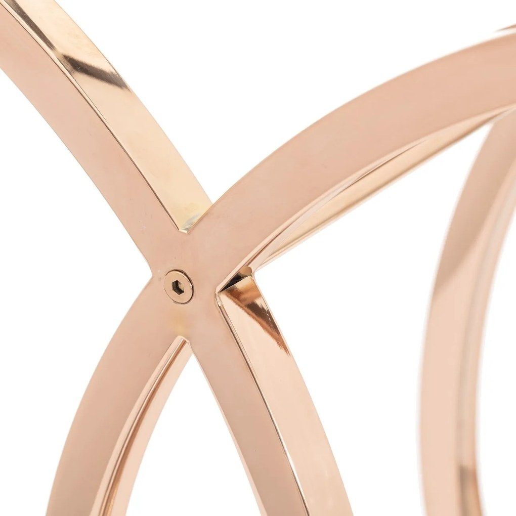 Konsola Chica rose gold 128x40x79cm
