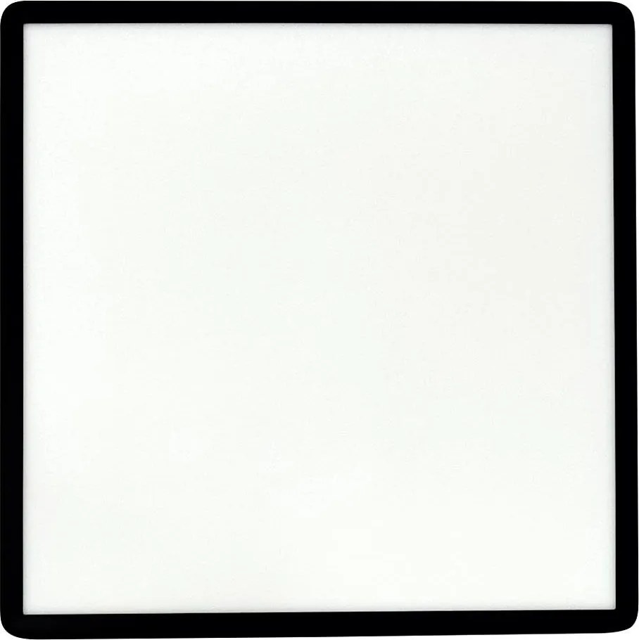 LED Lampa sufitowa LED/40W/230V 3000/4000/6500K 50x50 cm czarna