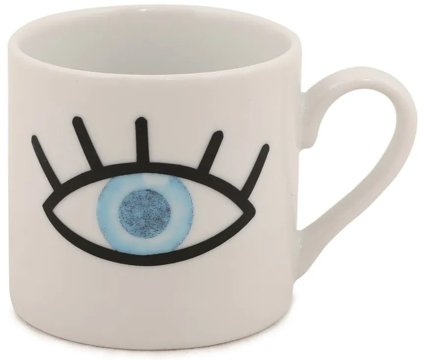 Zestaw 2 filiżanek z podstawką Kütahya Porselen Eyes, 90 ml